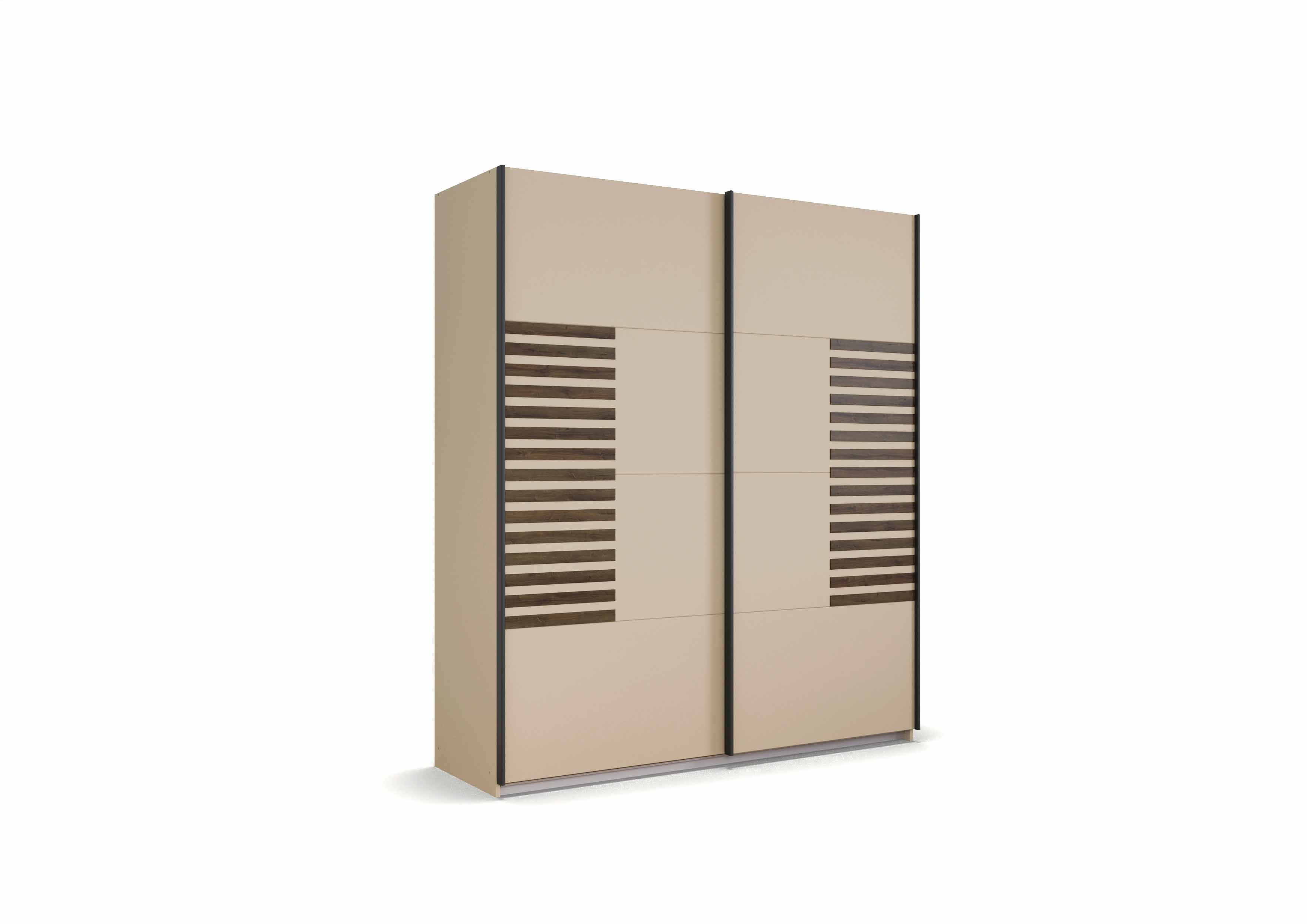 Oakwood Rauch Barea Sliding Door Wardrobe Champagne
