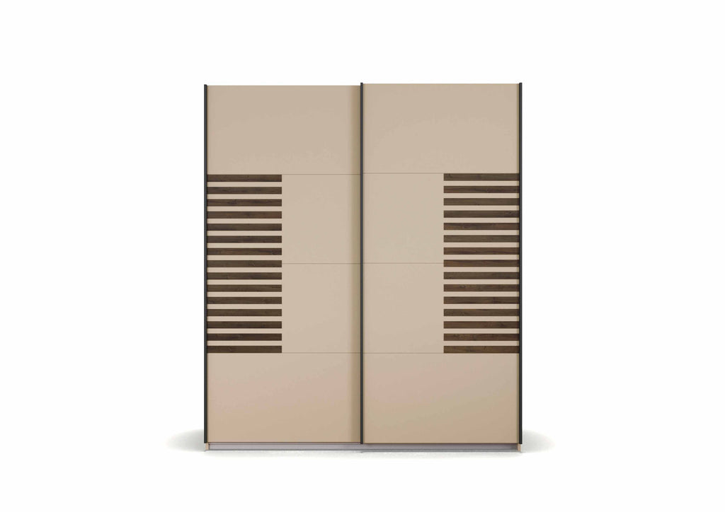 Oakwood Rauch Barea Sliding Door Wardrobe Champagne