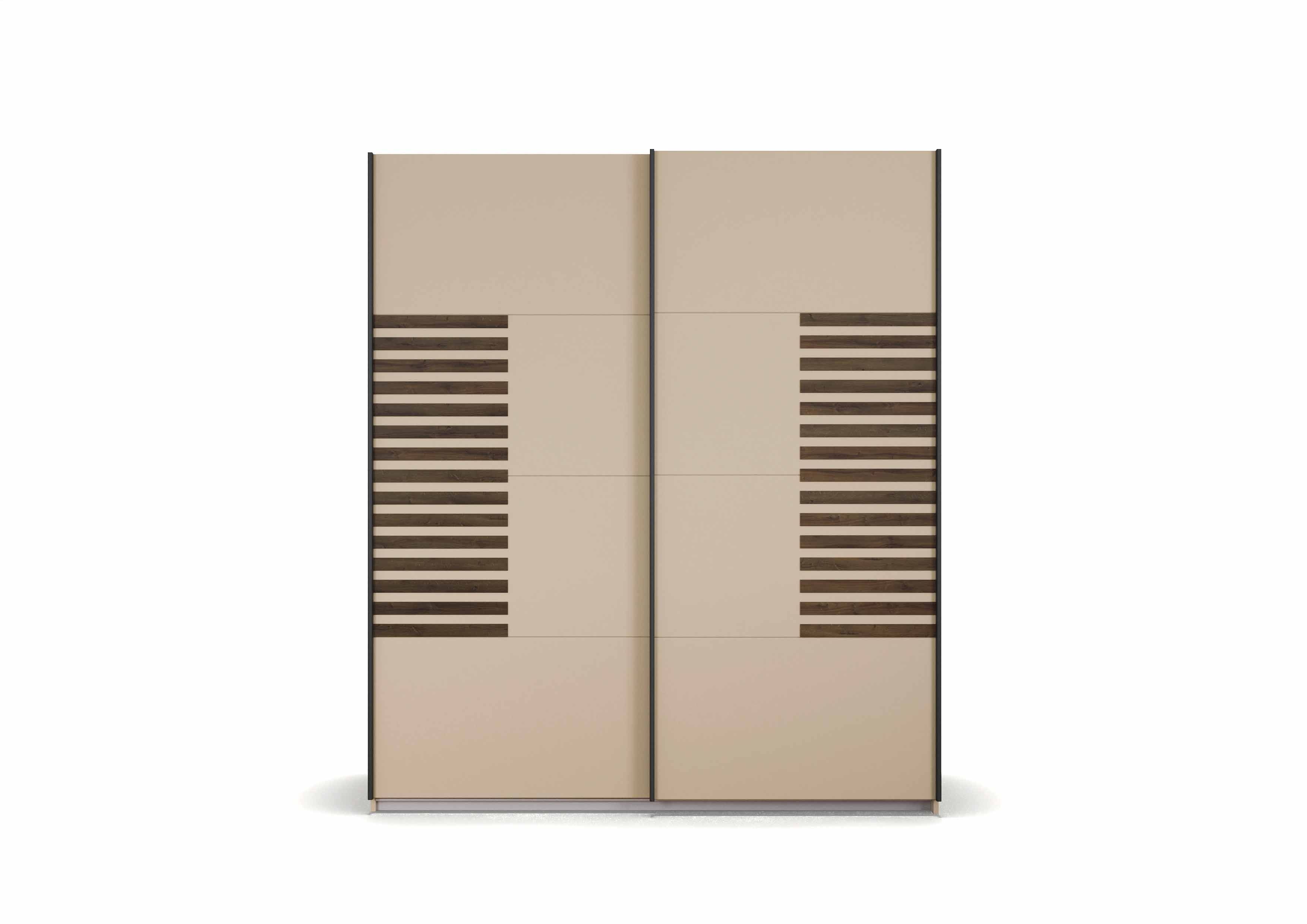 Oakwood Rauch Barea Sliding Door Wardrobe Champagne
