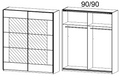 Oakwood Rauch Alegro Sliding Door Wardrobe