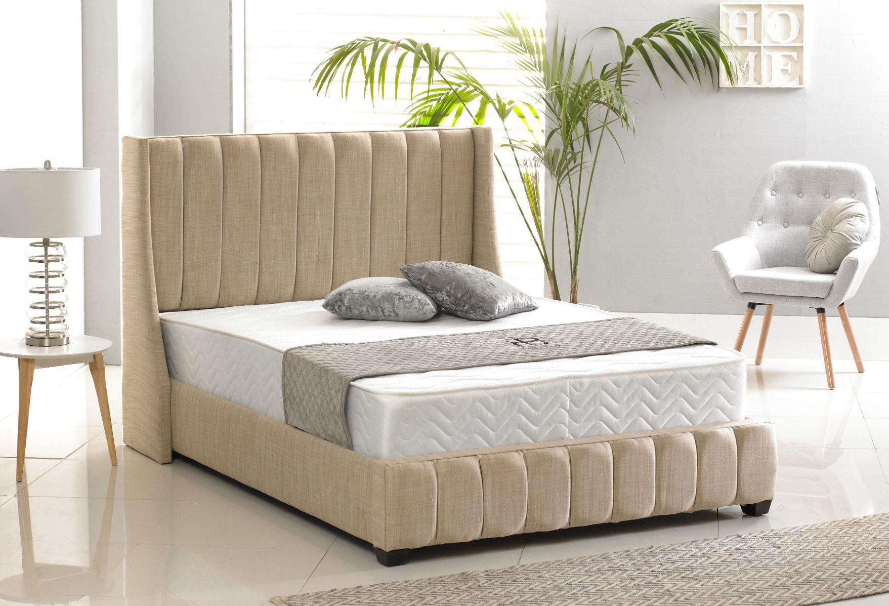 Oakwood Bamburgh Fabric Upholstered Bed Frame