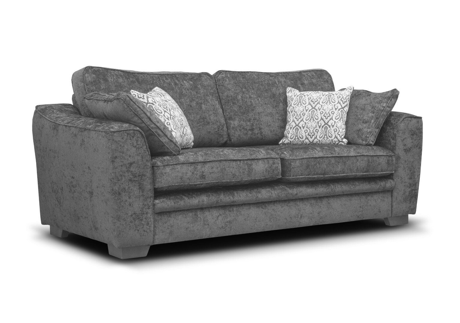 Oakwood Napoli Fabric Upholstered 3 Seater Sofa