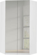 Oakwood Celle 2 Doors High Gloss Corner Walk in Hinged Wardrobe