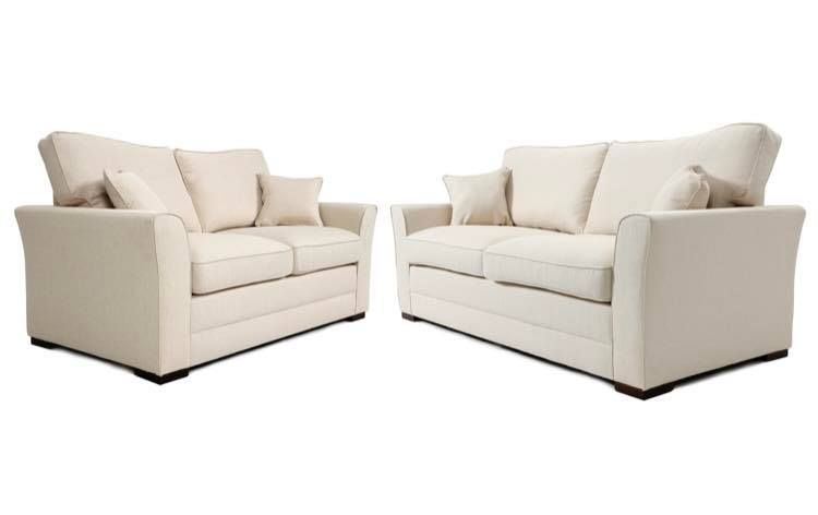 Oakwood Garda Upholstered in Rosemount Charles Fabric Sofa