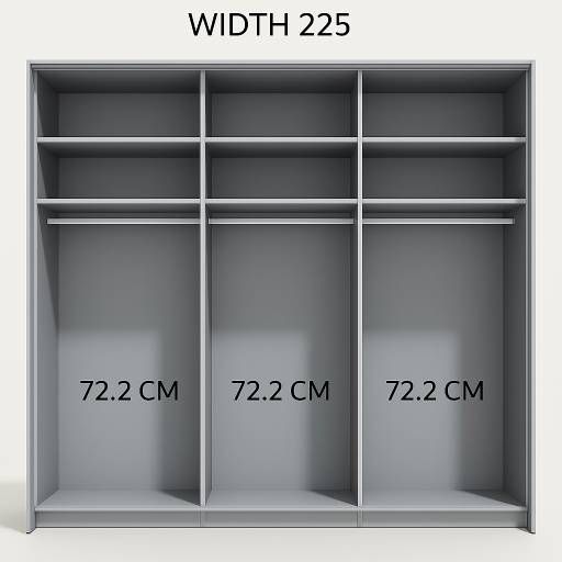 Oakwood Wiemann Texas 3 Sliding Doors Wardrobe