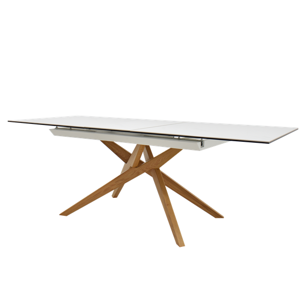 Oakwood Argo Ceramic Extending Table Set