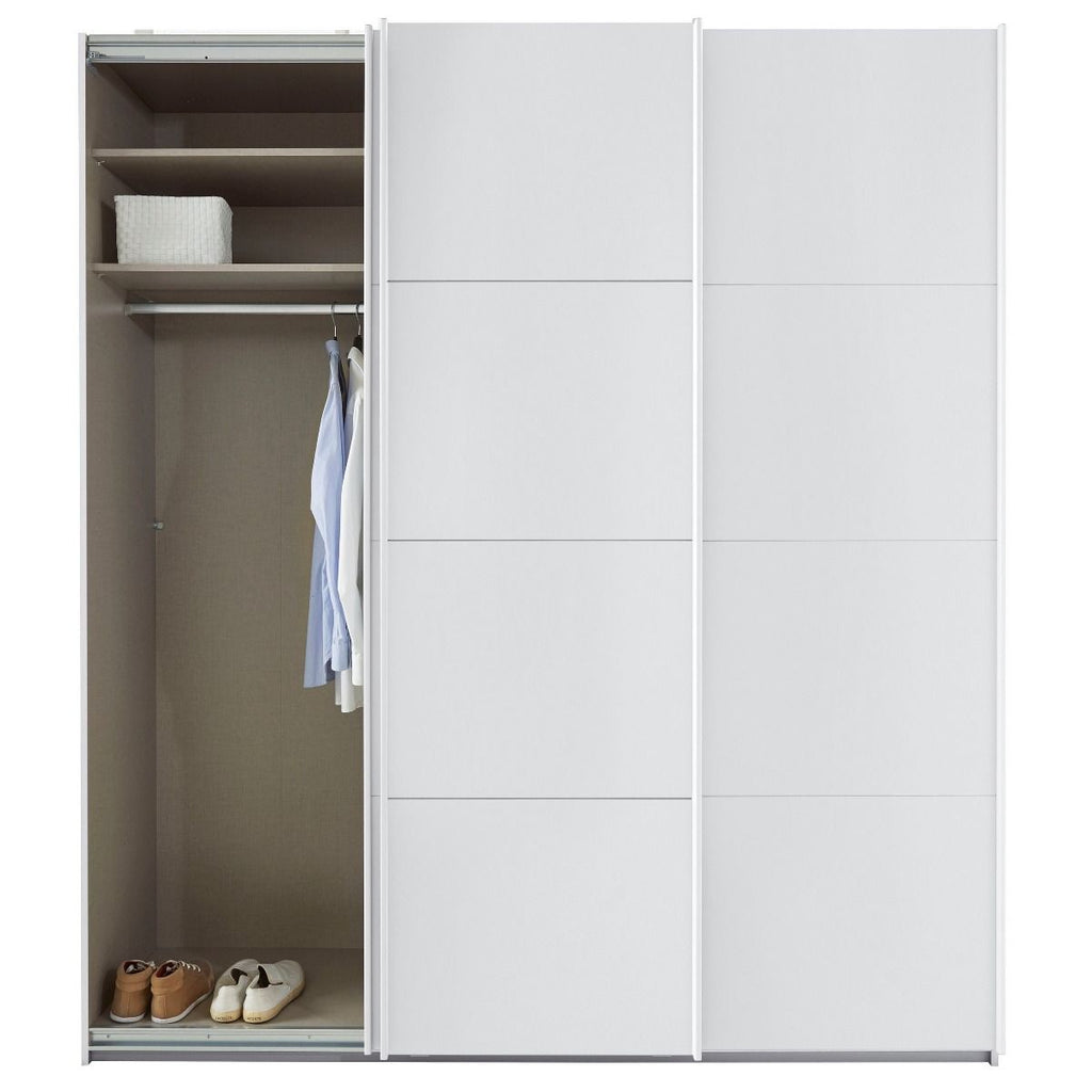 Oakwood Rauch Kulmbach Alpine White 3 Sliding Door Wardrobe 203CM Wide