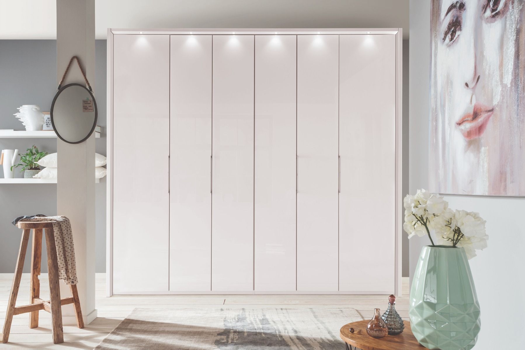 Oakwood Wiemann Monaco 1000 Wardrobe With 6 Hinged Doors