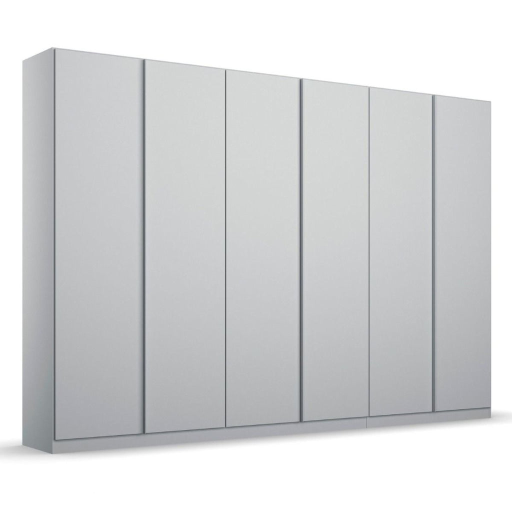 Oakwood Rauch Monostar Silk Grey 6 Door Hinged Wardrobe W271CM