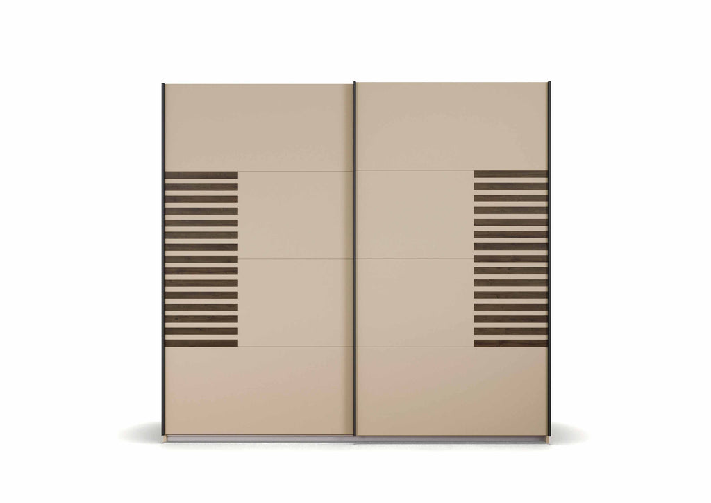 Oakwood Rauch Barea Sliding Door Wardrobe Champagne