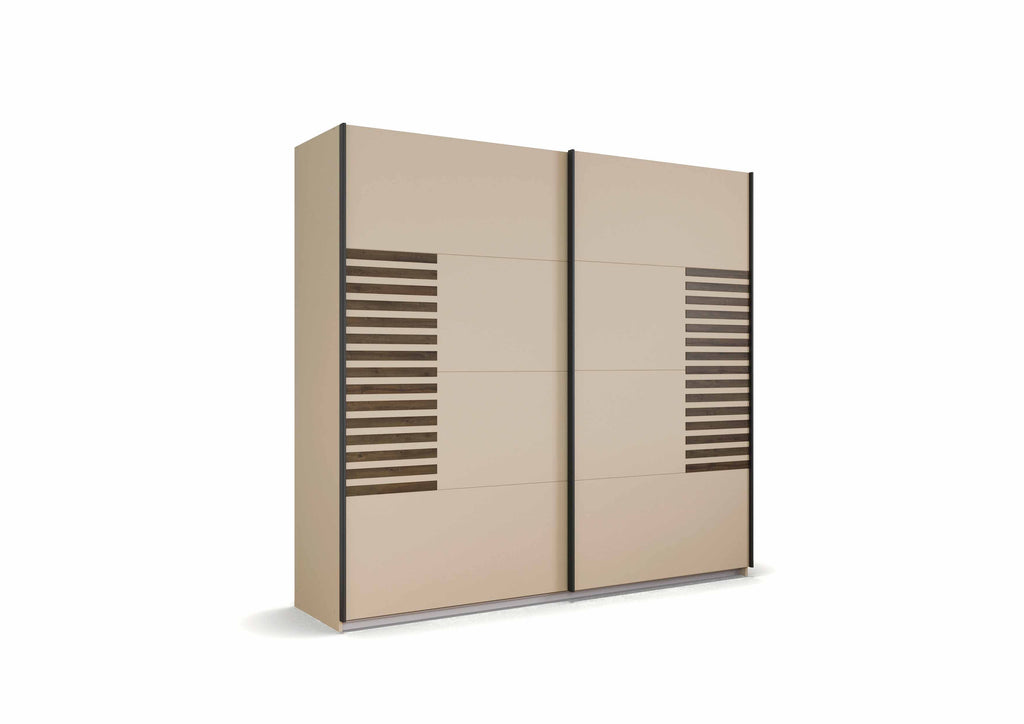 Oakwood Rauch Barea Sliding Door Wardrobe Champagne