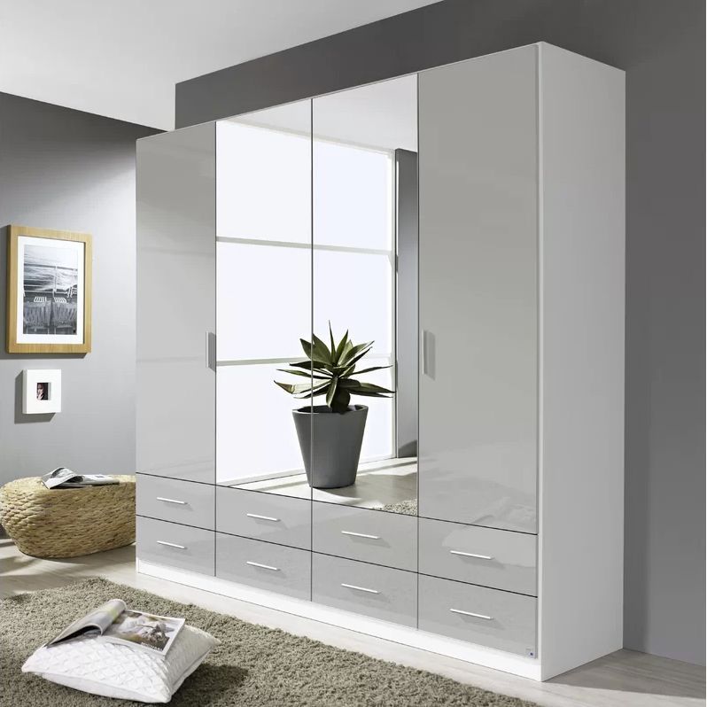 Oakwood Rauch Stuttgart 4 Door Wardrobe With Drawers