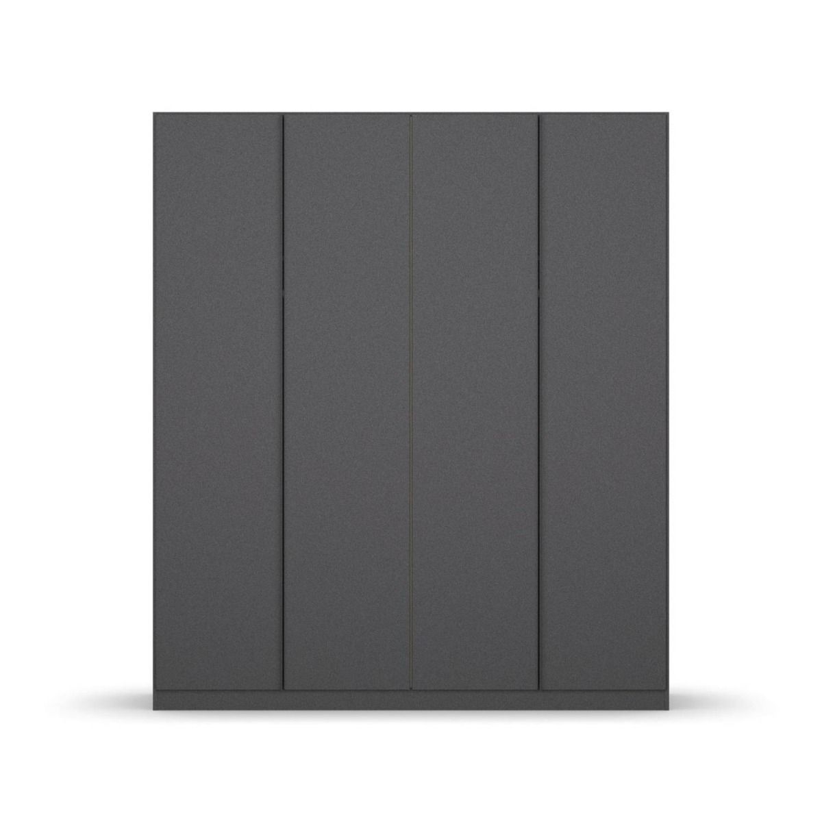 Oakwood Rauch Monostar Metallic Grey 4 Door Hinged Wardrobe W181CM
