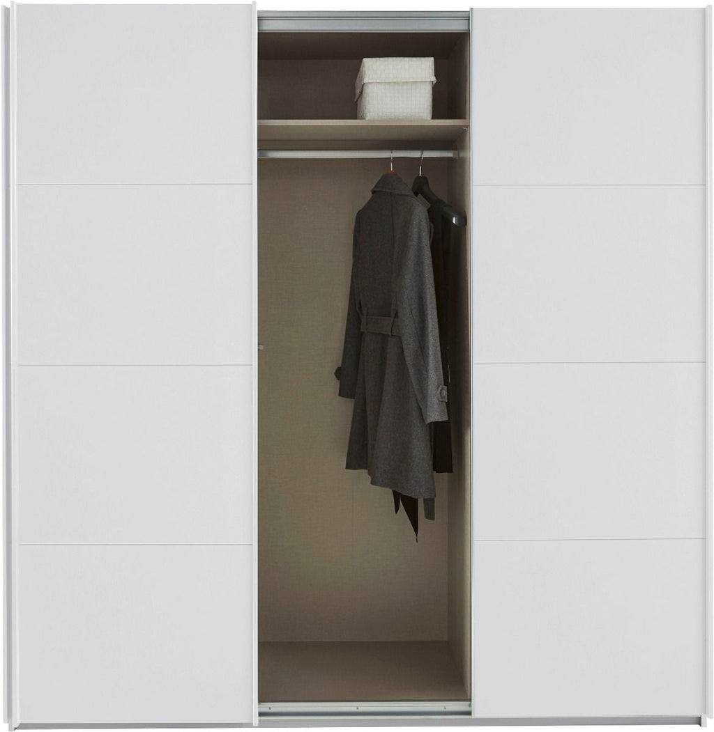 Oakwood Rauch Kulmbach Alpine White 3 Sliding Door Wardrobe 203CM Wide