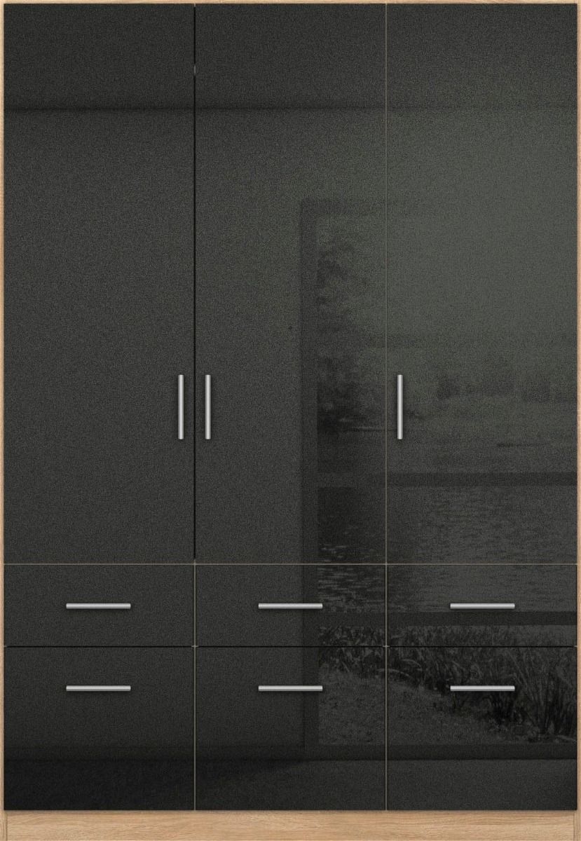 Oakwood Rauch Celle 3 Door 6 Drawer Hinged Door Combi Wardrobe