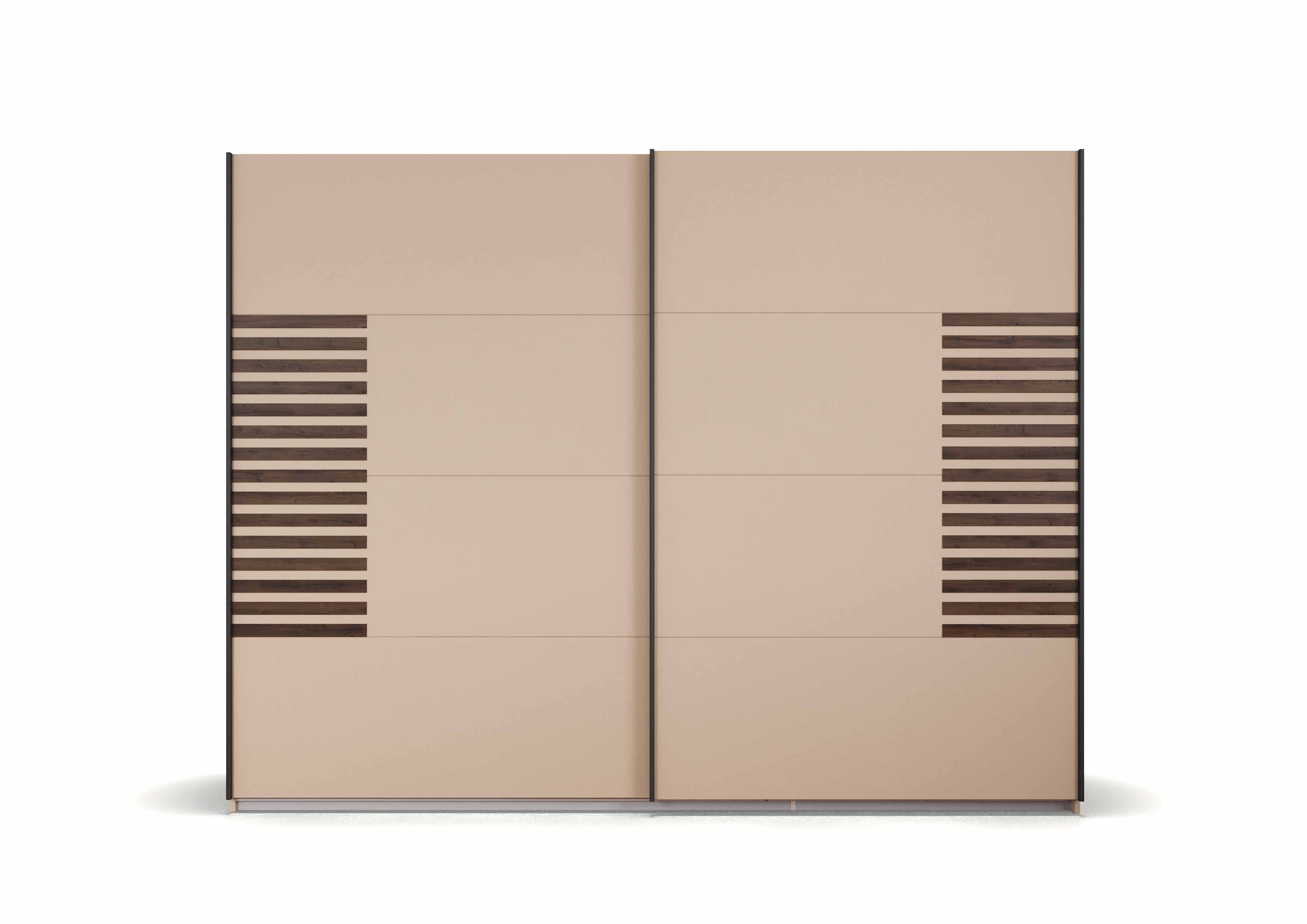 Oakwood Rauch Barea Sliding Door Wardrobe Champagne