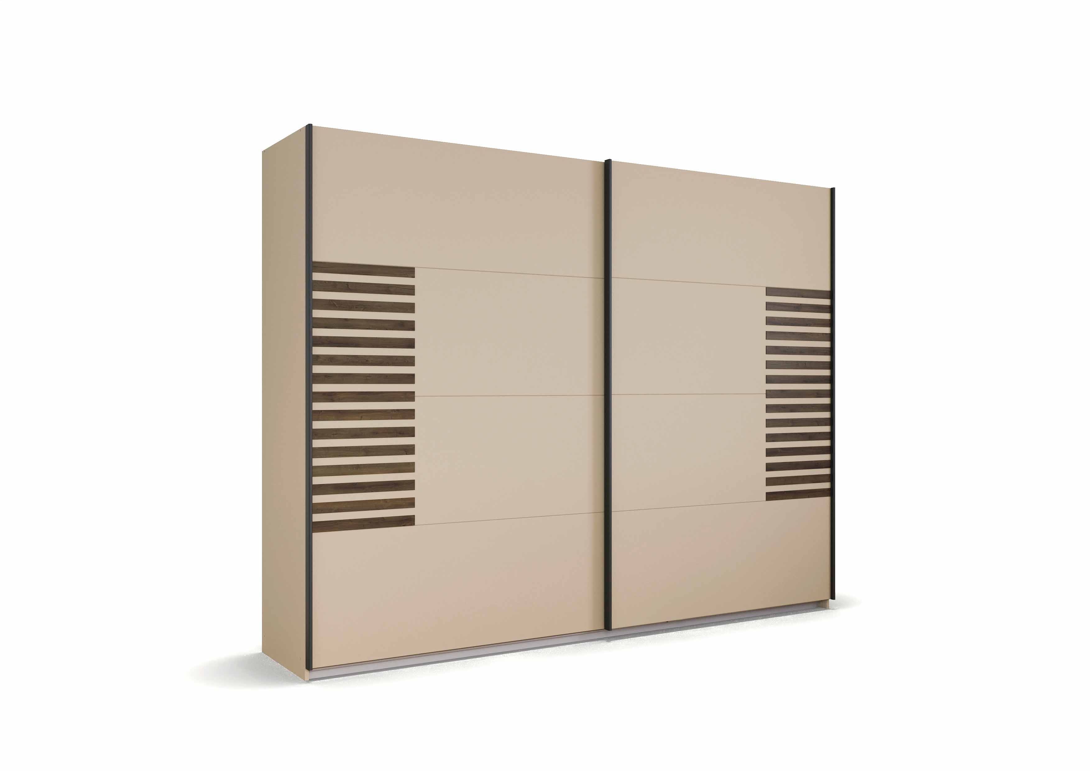 Oakwood Rauch Barea Sliding Door Wardrobe Champagne