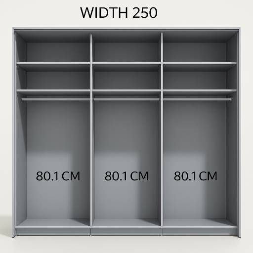 Oakwood Wiemann Texas 3 Sliding Doors Wardrobe