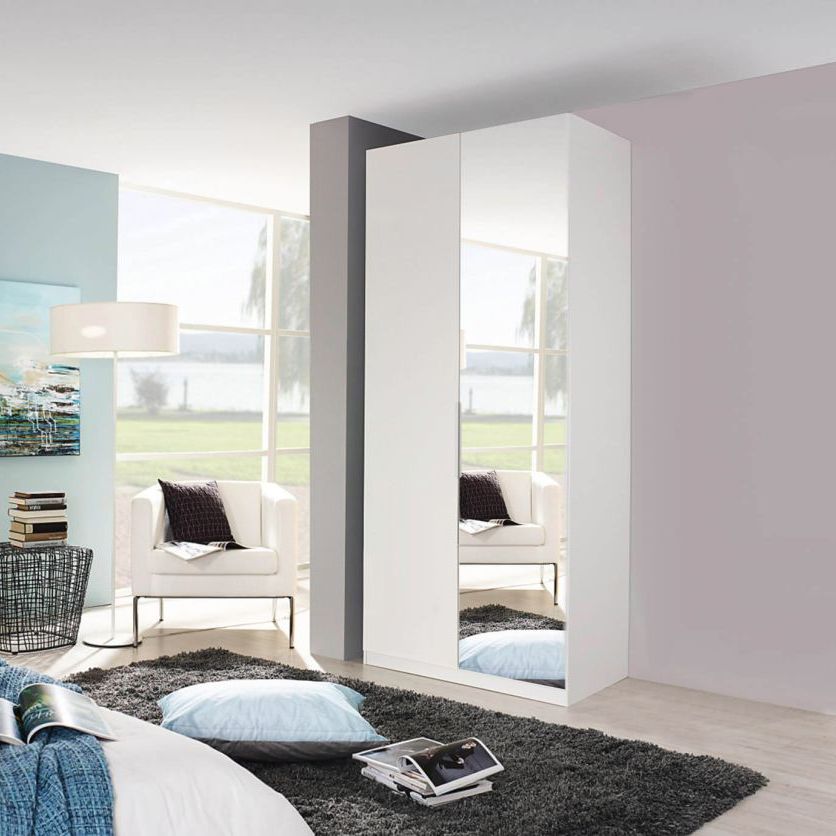 Oakwood Rauch Zenaya 2 Door Hinged Wardrobe With Mirror