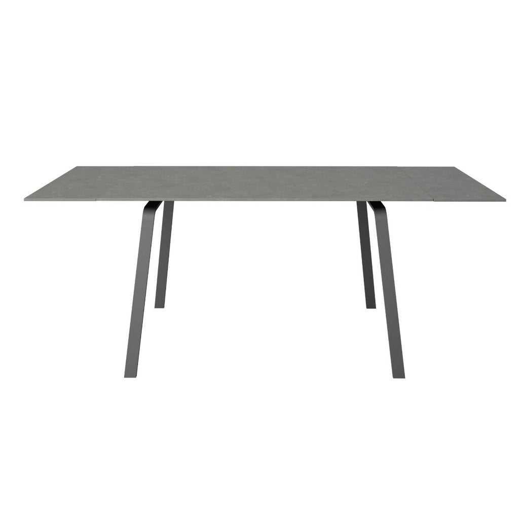 Oakwood Lorenzo Matt 140CM Ceramic Extending Dining Table Grey
