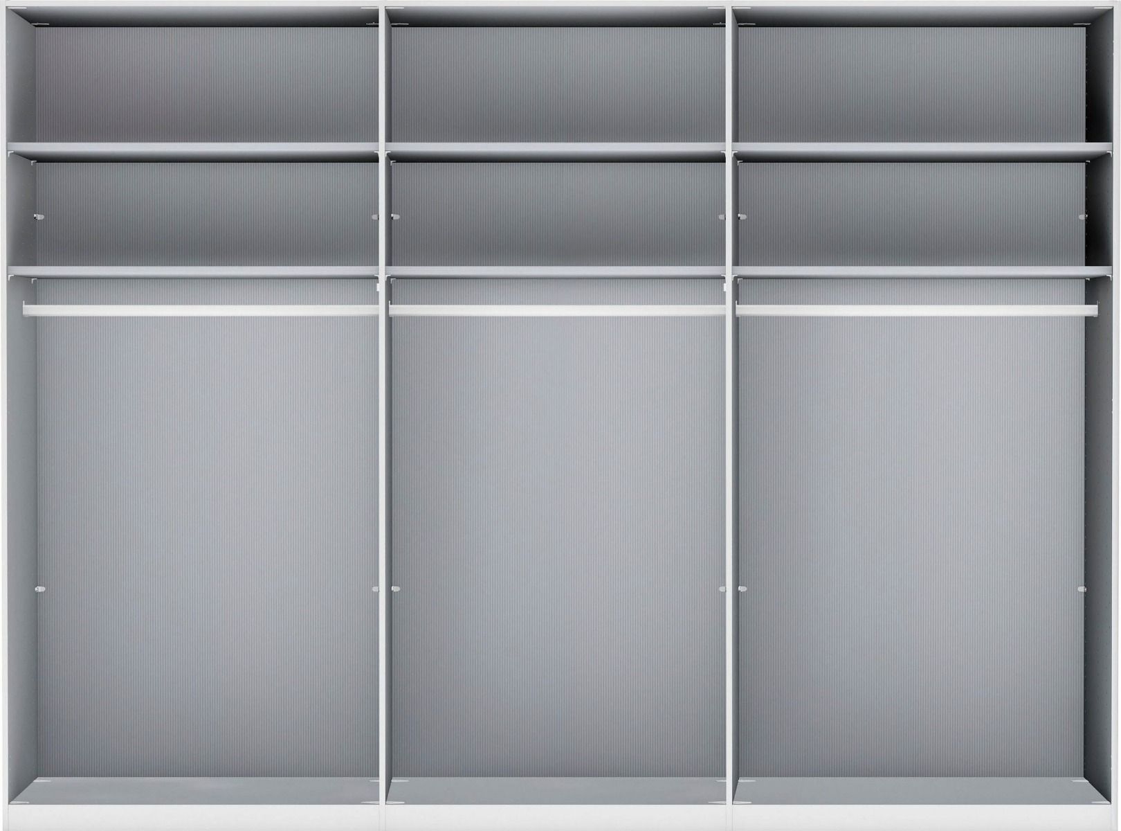 Oakwood Wiemann Quito Champagne and Champagne Glass With Mirror 6 Door Wardrobe - 300CM