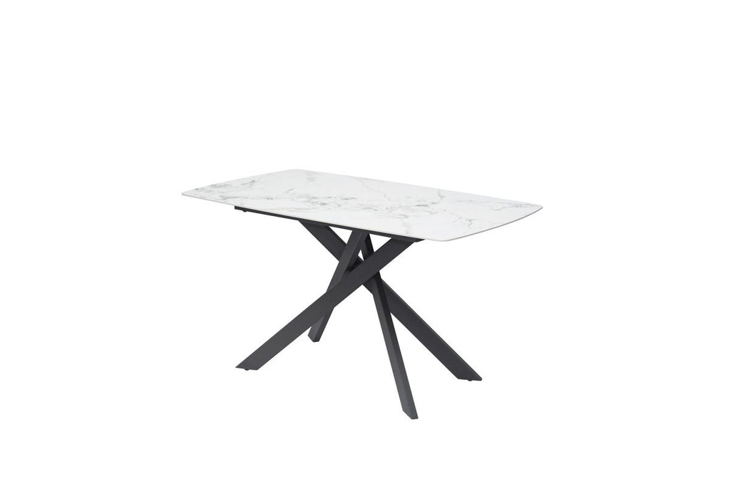 Oakwood Linara Ceramic Fixed Top Dining Table With 4 Chairs