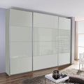 Oakwood Rauch Quadra Silk Grey 315CM Wide 3 Sliding Door Wardrobe