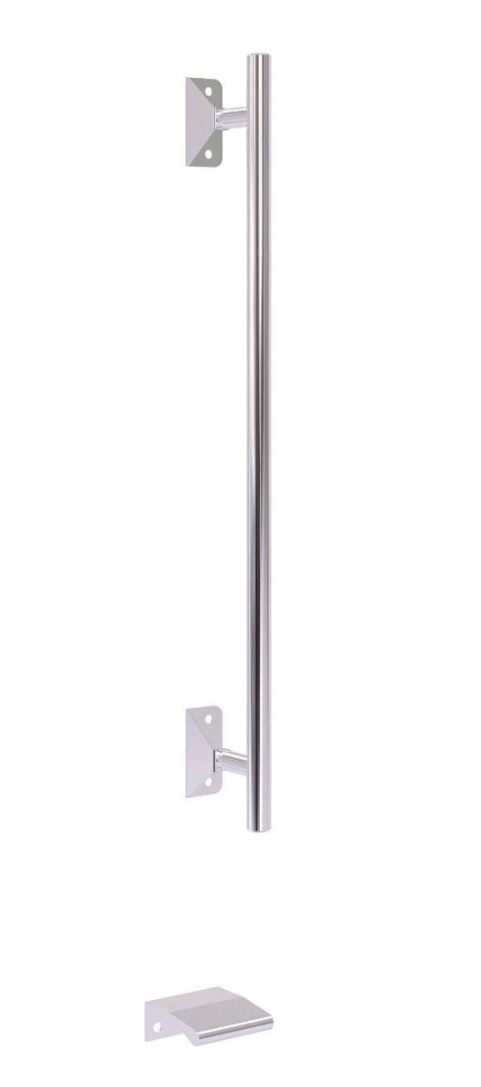 Oakwood Wiemann Loft Magnolia Glass Front 200CM Bi-Folding Doors Wardrobe With Drawers