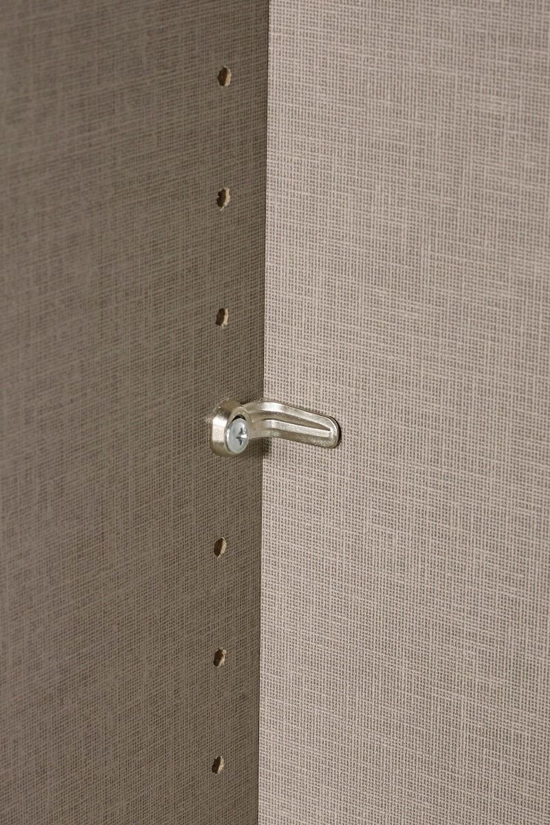 Oakwood Miramar Quest Type 4 White Glass Front Sliding Door Wardrobe