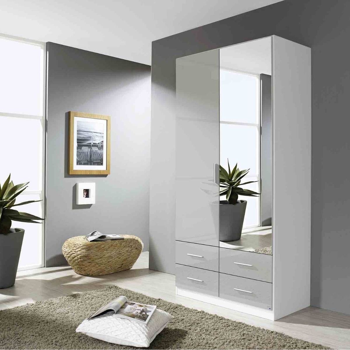 Oakwood Rauch Stuttgart 2 Door Hinged Combi Wardrobe