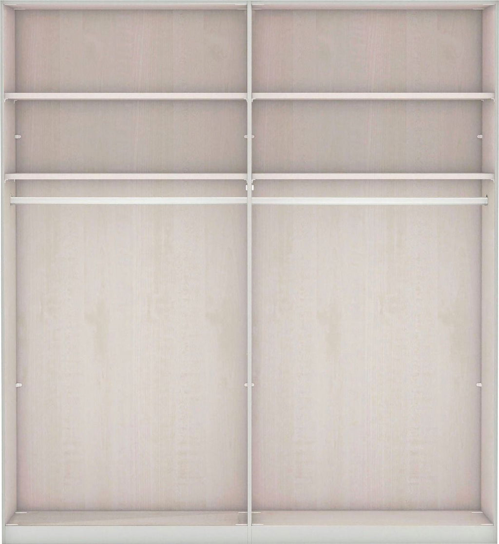 Oakwood Wiemann Dakar Rustic Oak 4 Door Wardrobe with Passepartout Frame