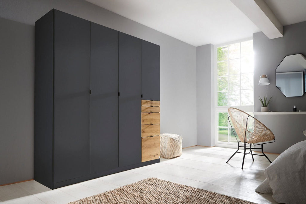 Oakwood Rauch Ontario 4 Door Combi Wardrobe