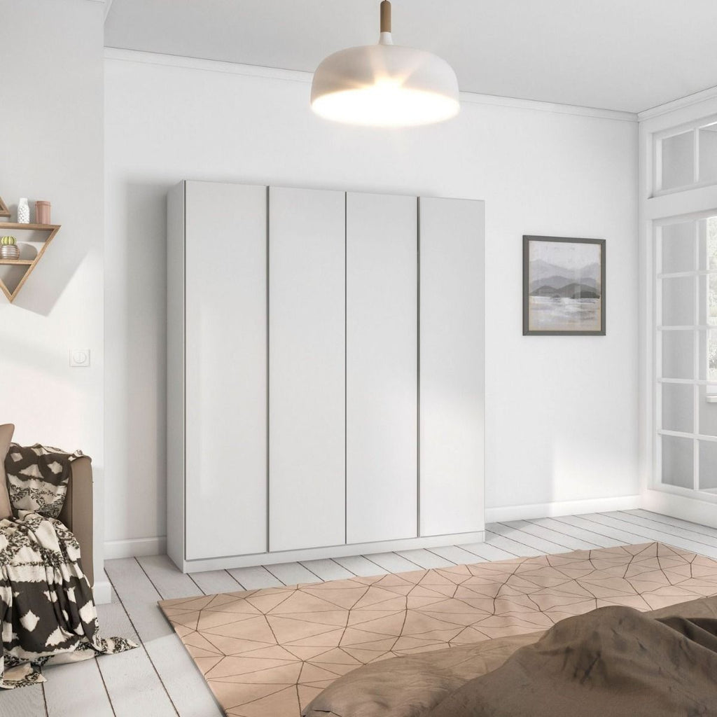 Oakwood Rauch Monostar Alpine White 4 Door Hinged Wardrobe W181CM