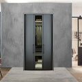 Oakwood Wiemann Split 3 Door Decor & Glass Wardrobe