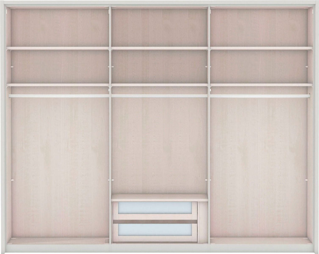 Oakwood Wiemann Glass Front Drawer Insert - 2 Drawers