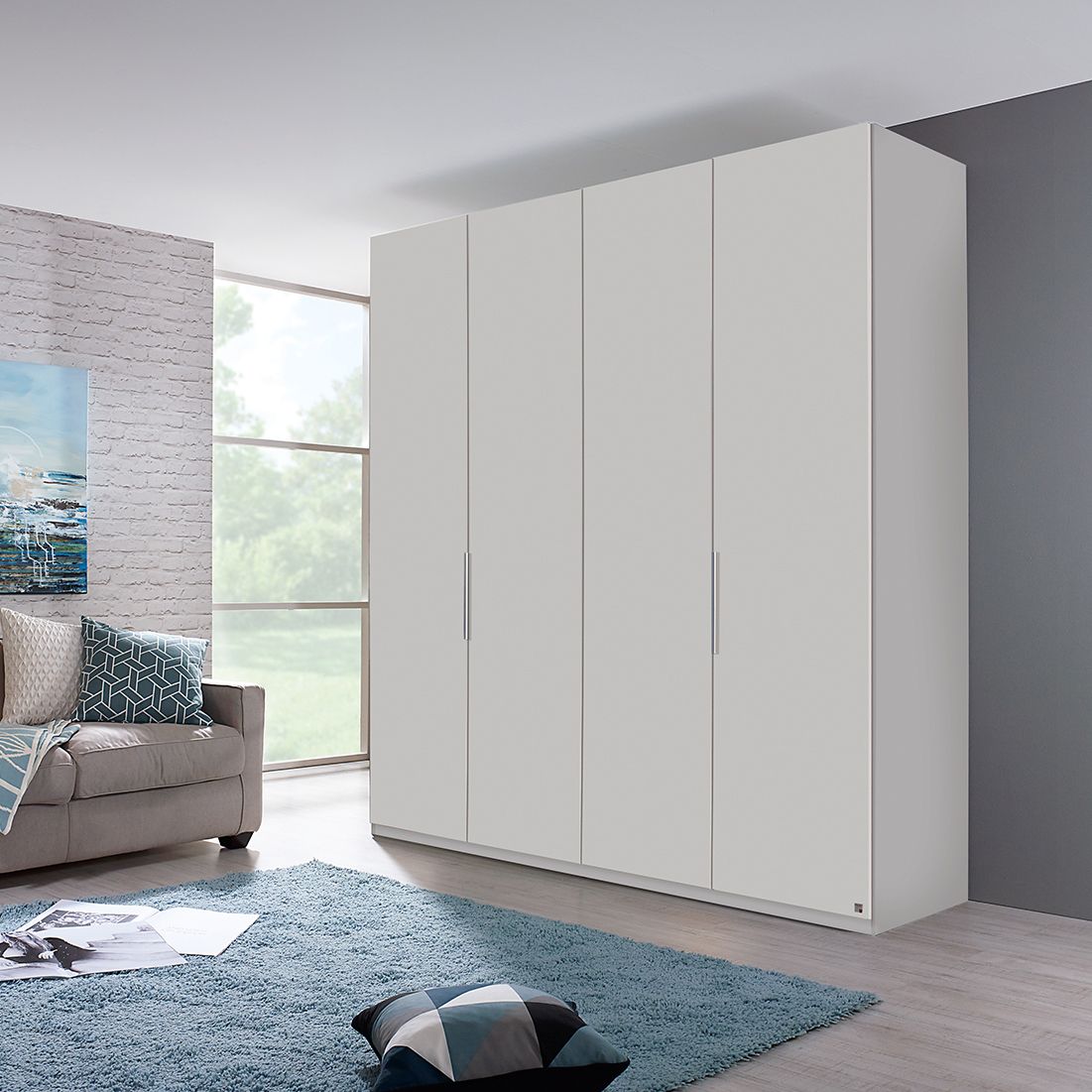 Oakwood Rauch Zenaya 4 Door Hinged Wardrobe