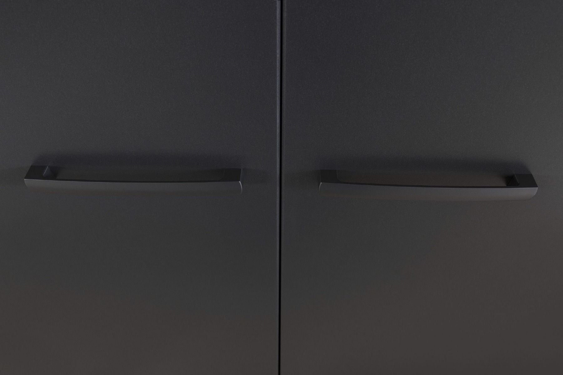Oakwood Rauch Modi Metallic Grey 4 Door Hinged Wardrobe