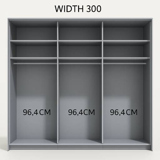 Oakwood Wiemann Texas 3 Sliding Doors Wardrobe