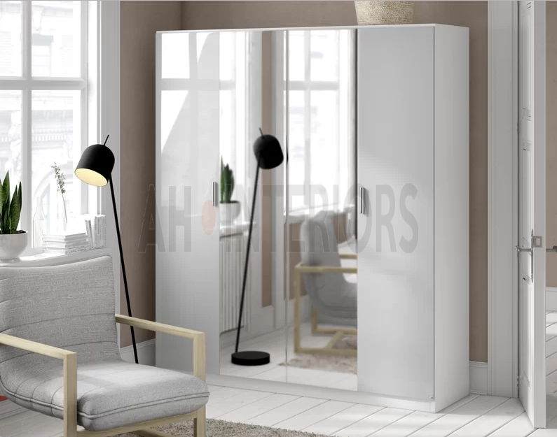 Oakwood Rauch Stuttgart 4 Door Hinged Wardrobe W181 x H197CM