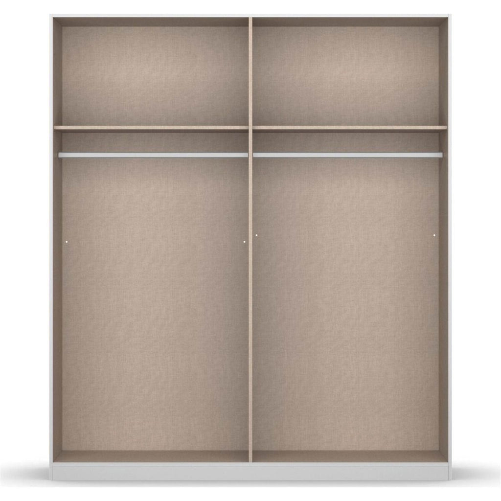 Oakwood Rauch Monostar Silk Grey 4 Door Hinged Wardrobe W181CM