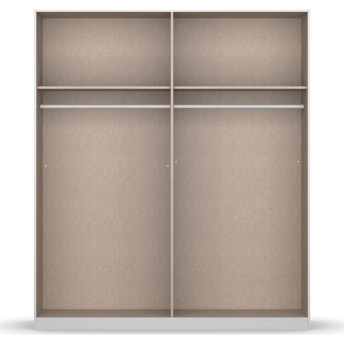 Oakwood Rauch Monostar Silk Grey 4 Door Hinged Wardrobe W181CM
