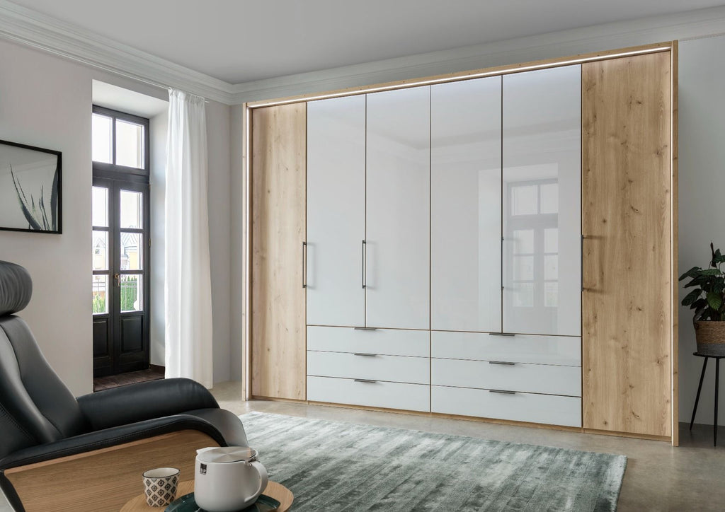 Oakwood Wiemann Monaco 1000 Combi 6 Hinged Door Wardrobe