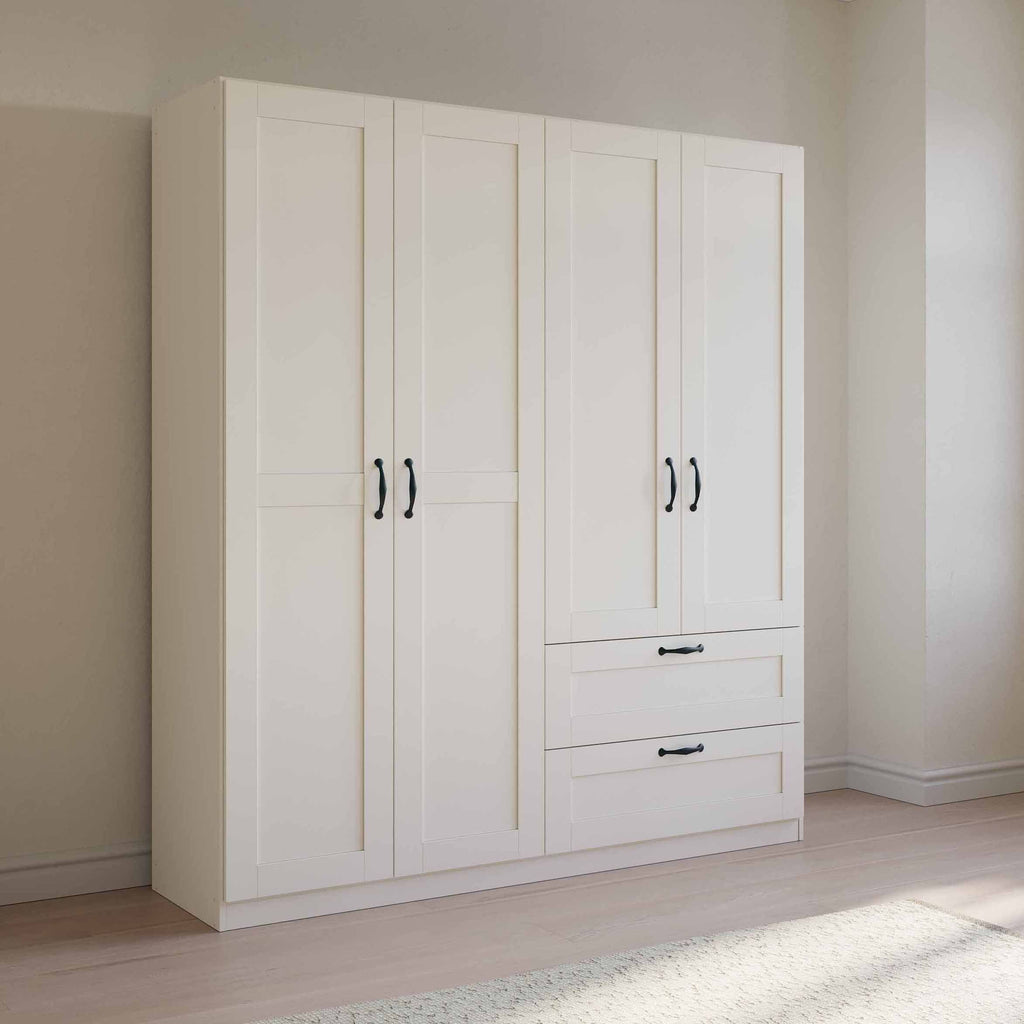 Oakwood Rauch Cottage 4 Door Combi Wardrobe
