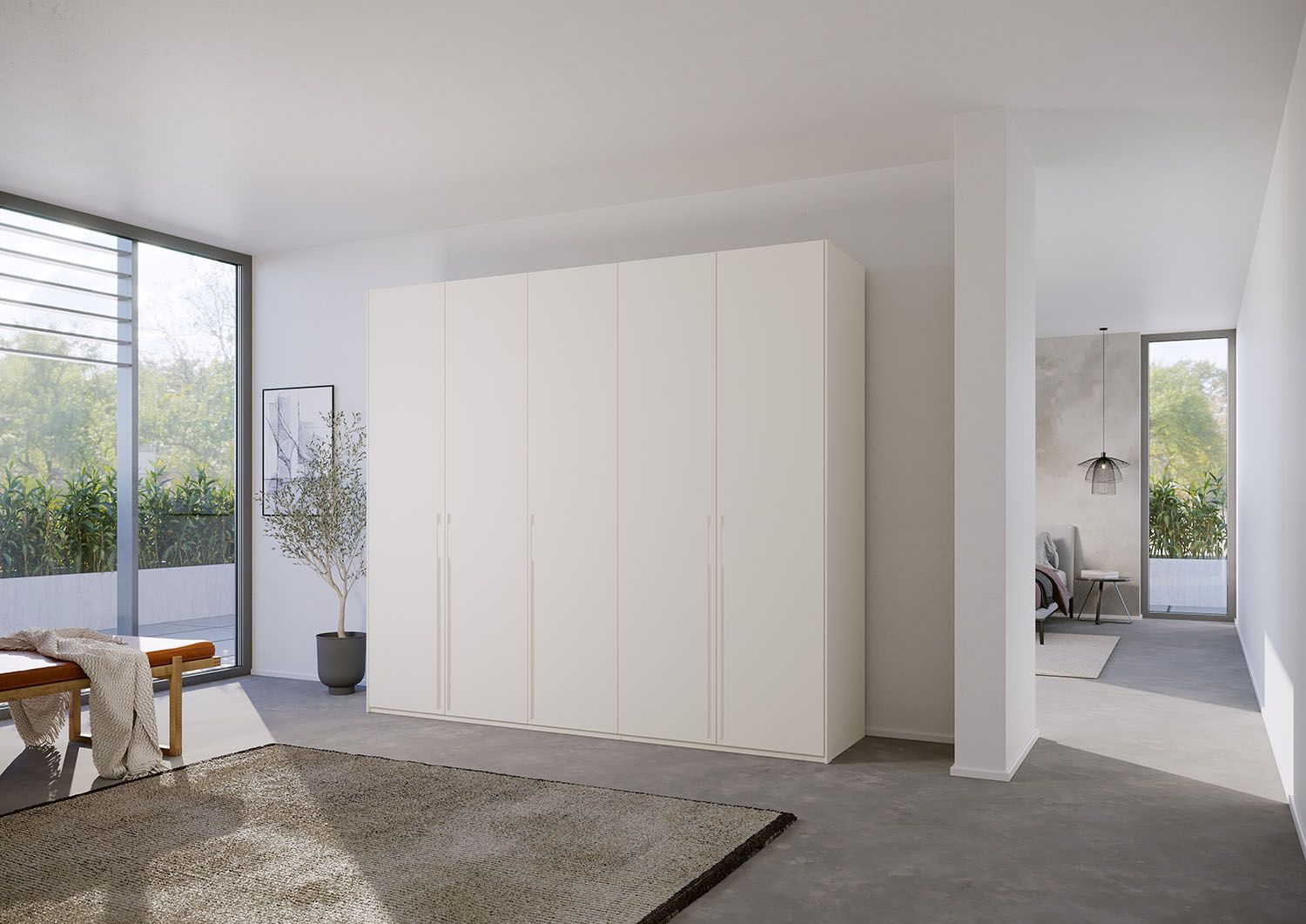 Oakwood Rauch Skat Pure 5 Hinged Door Wardrobe