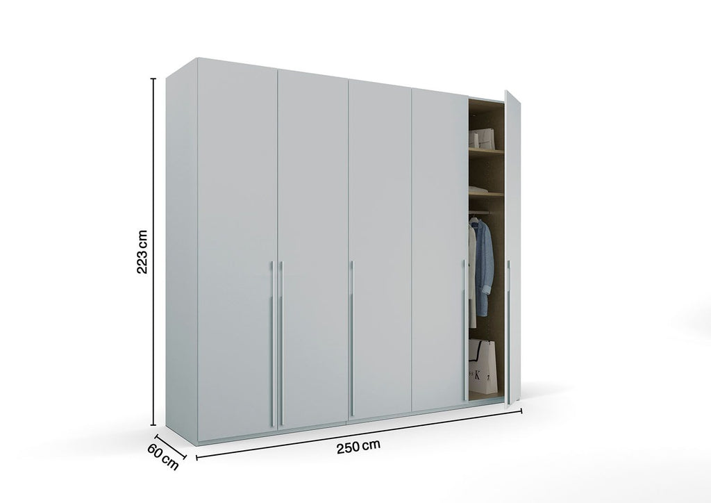 Oakwood Rauch Skat Pure 5 Hinged Door Wardrobe