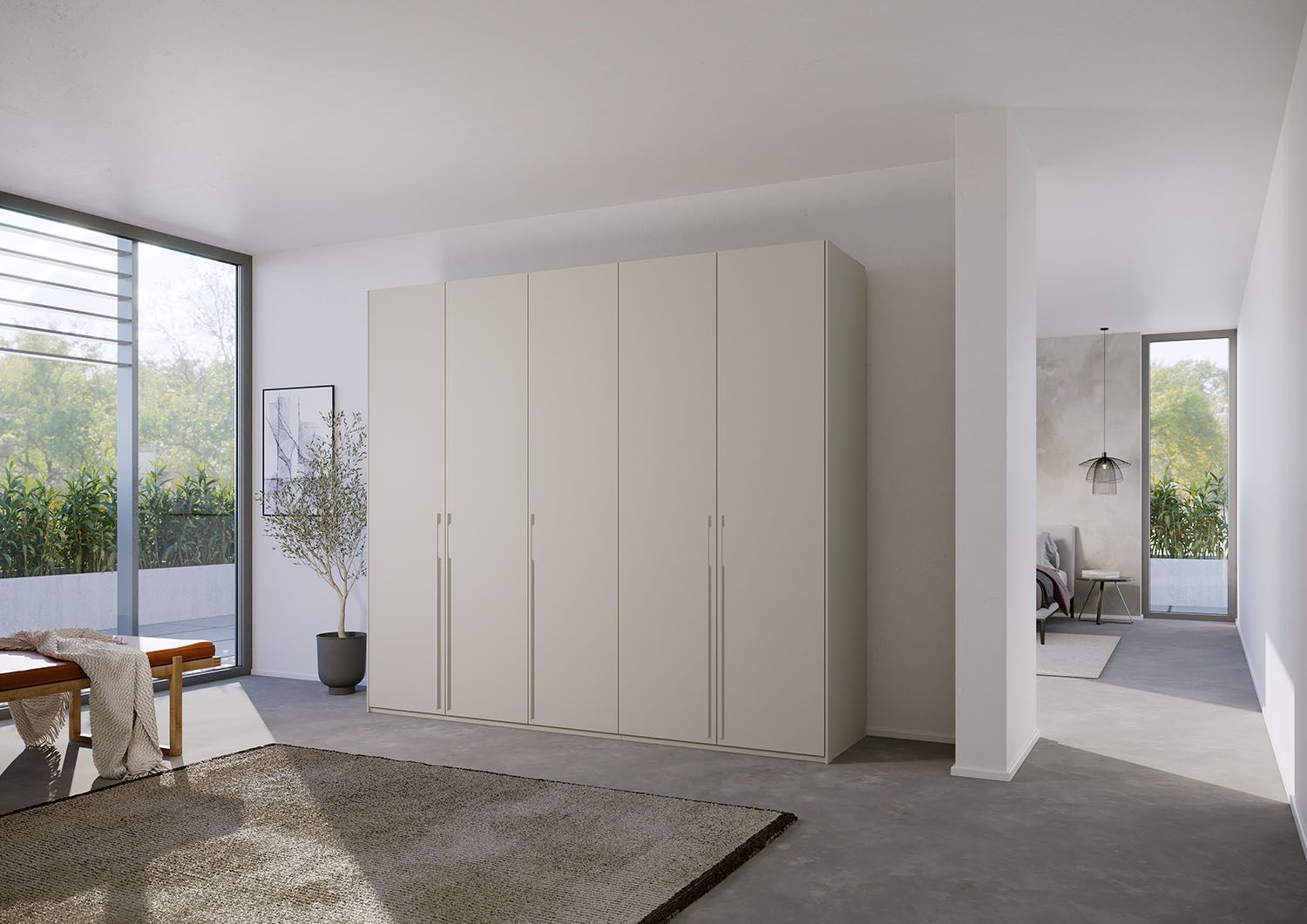 Oakwood Rauch Skat Pure 5 Hinged Door Wardrobe