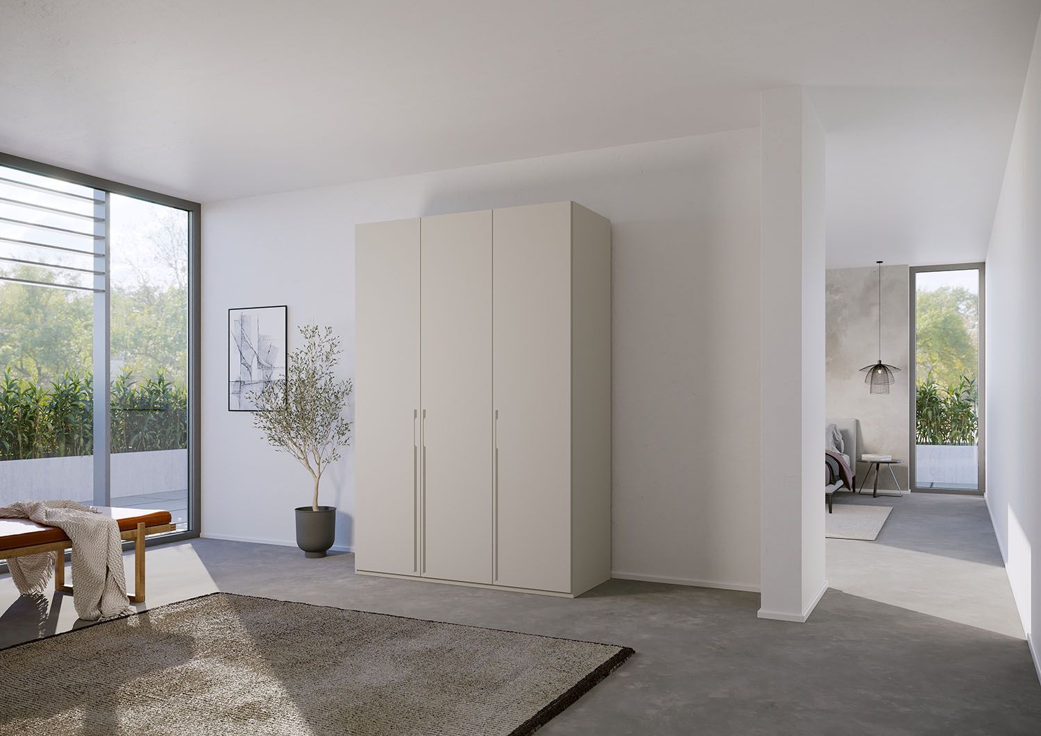 Oakwood Rauch Skat Pure 3 Hinged Door Wardrobe