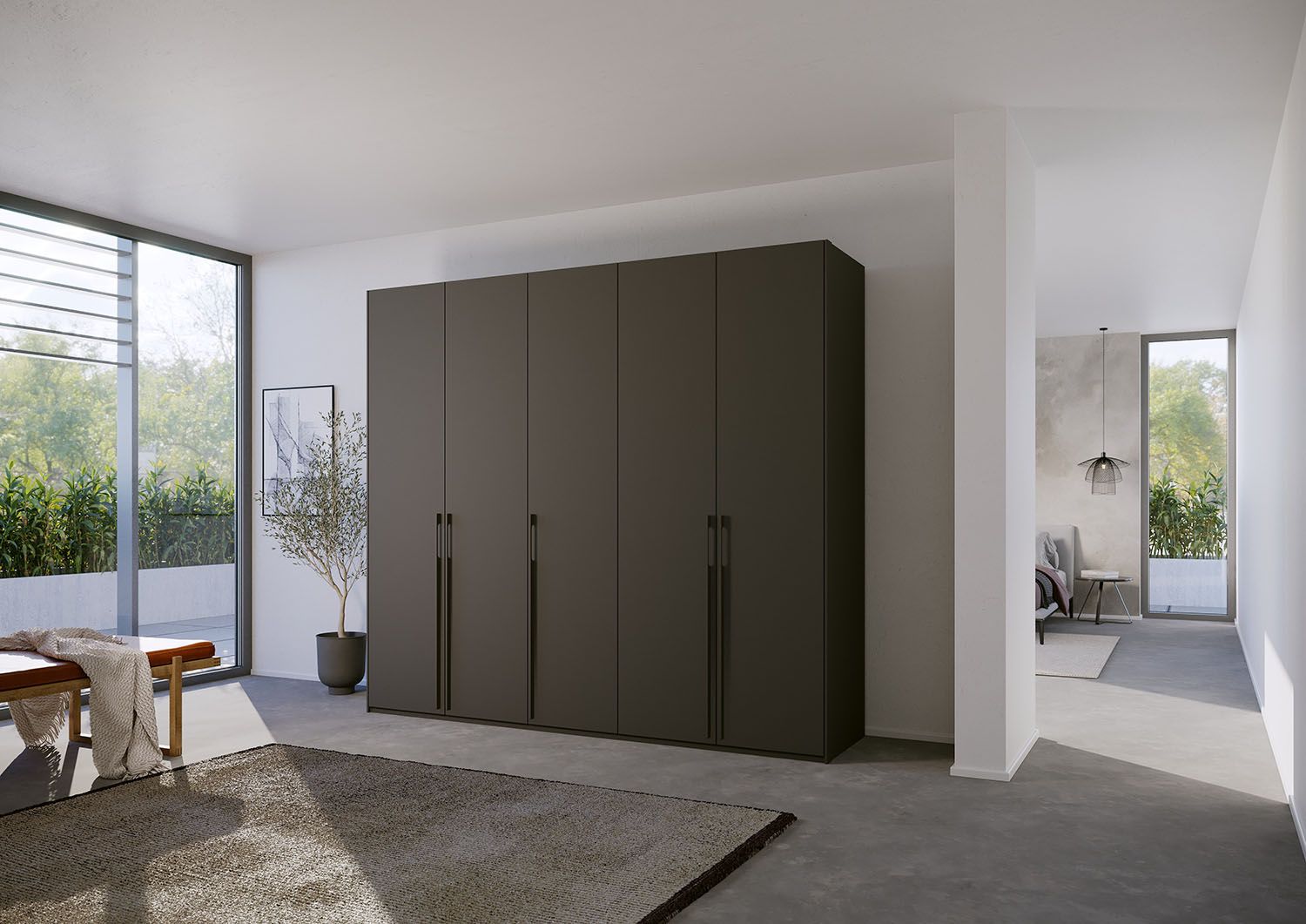 Oakwood Rauch Skat Pure 5 Hinged Door Wardrobe