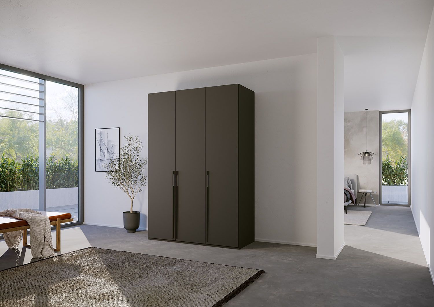 Oakwood Rauch Skat Pure 3 Hinged Door Wardrobe