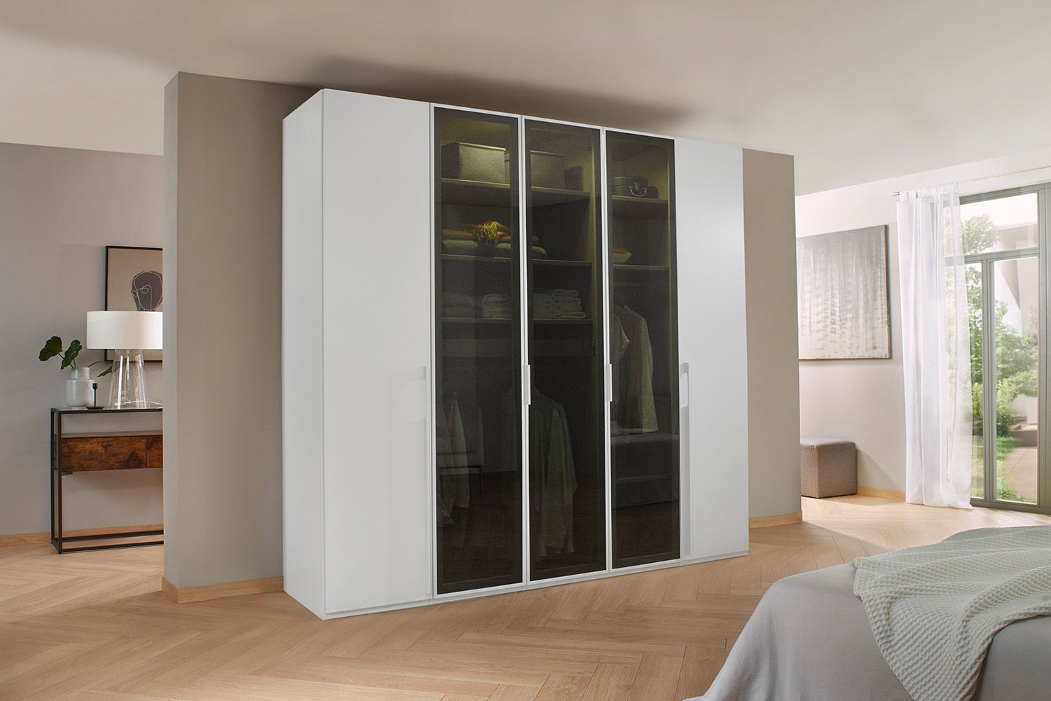 Oakwood Rauch Skat Shine 5 Hinged Door Wardrobe